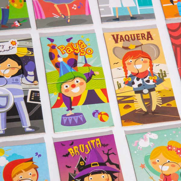 Puzzles "Oficios, Profesiones y Disfraces" 2 Piezas - Imagen 2
