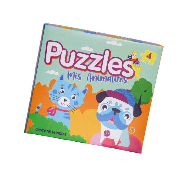 Puzzles "Mis Animalitos" 4 piezas